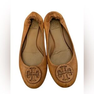 Tory Burch | Reva Brown Leather Loafers